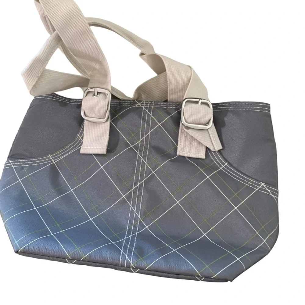 Rachael Ray grey and beige lunch bag new
